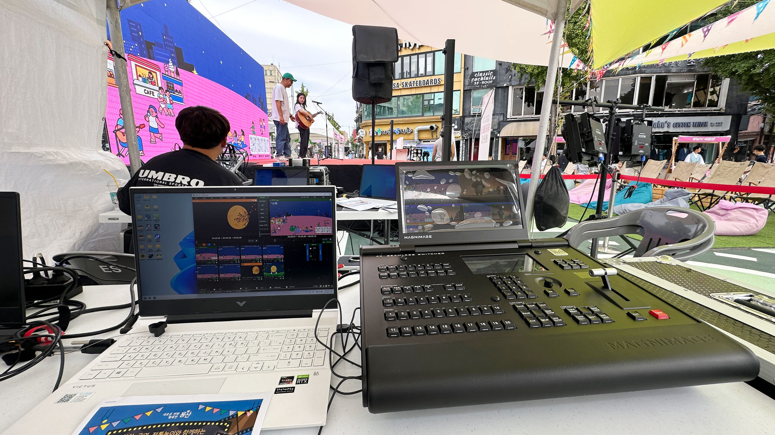 현장LED운영, 현장스크린운영, 영상감독